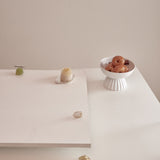 Matte White Raised Bowl