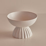 Matte White Raised Bowl