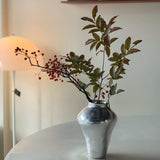 Silver High Moon Jar Vase