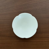 Flower Matt White Plate